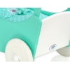 Houten Poppenwagen met Dekentje Mint Wit