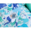 Houten Poppenwagen met Dekentje Mint Wit