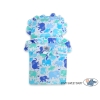 Houten Poppenwagen met Dekentje Mint Wit