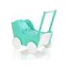 Houten Poppenwagen Mint Wit