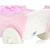 Houten Poppenwagen Roze Wit