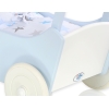 Houten Poppenwagen Wit Blauw