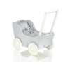 Houten Poppenwagen Wit Grijs