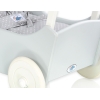 Houten Poppenwagen Wit Grijs