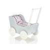 Houten Poppenwagen Wit Grijs