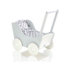 Houten Poppenwagen Wit Grijs