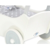 Houten Poppenwagen Wit Grijs Polkaprikker