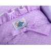 Houten Poppenwagen Wit Purper