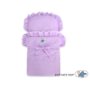 Houten Poppenwagen Wit Purper
