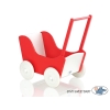 Houten Poppenwagen Wit Rood