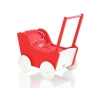 Houten Poppenwagen Wit Rood