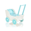 Houten Poppenwagen Wit Turkoois