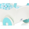 Houten Poppenwagen Wit Turkoois