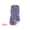 Inlegkussen Kinderwagen Grijs Donkerblauw Konijnen