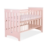 Kinderbed 120x60 cm - Lorenzo III Poederroze Voor Meisjes