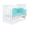 Kinderbed 120x60 cm - Lorenzo III Wit Mint