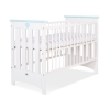 Kinderbed 120x60 cm - Lorenzo III Wit Mint