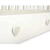 Kinderbed 120x60 cm met Lade - Lorenzo III MAXI Ivoor Wit