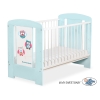 Kinderbed 120x60 cm - Owls Bigi Zibi & Adele Mint Gelukkige Uilen