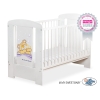 Kinderbed 120x60 cm - Tedy Bear Barnaba Wit Teddy Bear Branaba