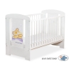 Kinderbed 120x60 cm - Tedy Bear Barnaba Wit Teddy Bear Branaba