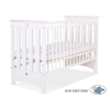Kinderbed Lorenzo 120x60 cm - Roze Wit