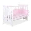 Kinderbed Lorenzo 120x60 cm - Roze Wit