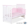 Kinderbed Lorenzo 120x60 cm - Roze Wit