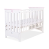 Kinderbed Lorenzo 120x60 cm - Roze Wit