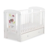 Kinderbed met Lade 120x60 cm - Happy balloons MAXI Woud