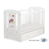 Kinderbed met Lade 120x60 cm - Happy balloons MAXI Woud