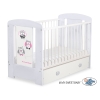 Kinderbed met Lade 120x60 cm - Owls Bigi Zibi & Adele MAXI Gelukkige Uilen
