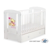 Kinderbed met Lade 120x60 cm - Tedy Bear with bow MAXI Bear With Bow