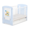 Kinderbed met Lade 120x60 cm - Tedy Bear with bow STANDARD Blauw Bear With Bow