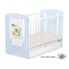 Kinderbed met Lade 120x60 cm - Tedy Bear with bow STANDARD Blauw Bear With Bow