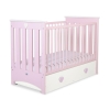Kinderbed met Lade Roze 120x60 cm  - Lorenzo III MAXI