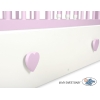 Kinderbed met Lade Roze 120x60 cm  - Lorenzo III MAXI