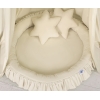 Klamboe met Nest met Ruche + Kussens Beige