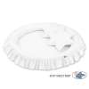 Klamboe met Nest met Ruche + Kussens Wit
