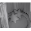 Klamboe met Nest met Volant + Kussens Antraciet voor Babykamer