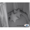 Klamboe met Nest met Volant + Kussens Antraciet voor Babykamer