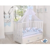 Klamboe van Tule voor Babybed Blauw Sifonki