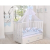 Klamboe van Tule voor Babybed Blauw Sifonki