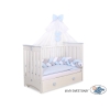Klamboe van Tule voor Babybed Blauw Sifonki