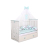 Klamboe van Tule voor Babybed Munt Sifonki