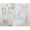 Klamboe van Tule voor Babybed Munt Sifonki