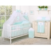 Klamboe van Tule voor Ledikant -  Mint Sifonki Little Prince Princess