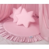 Klamboesluier voor Kinderkamer + Speelmat Kussenset  Roze