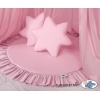 Klamboesluier voor Kinderkamer + Speelmat Kussenset  Roze