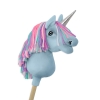 Kleine eenhoorn  stok Blauw met gekleurde Manen